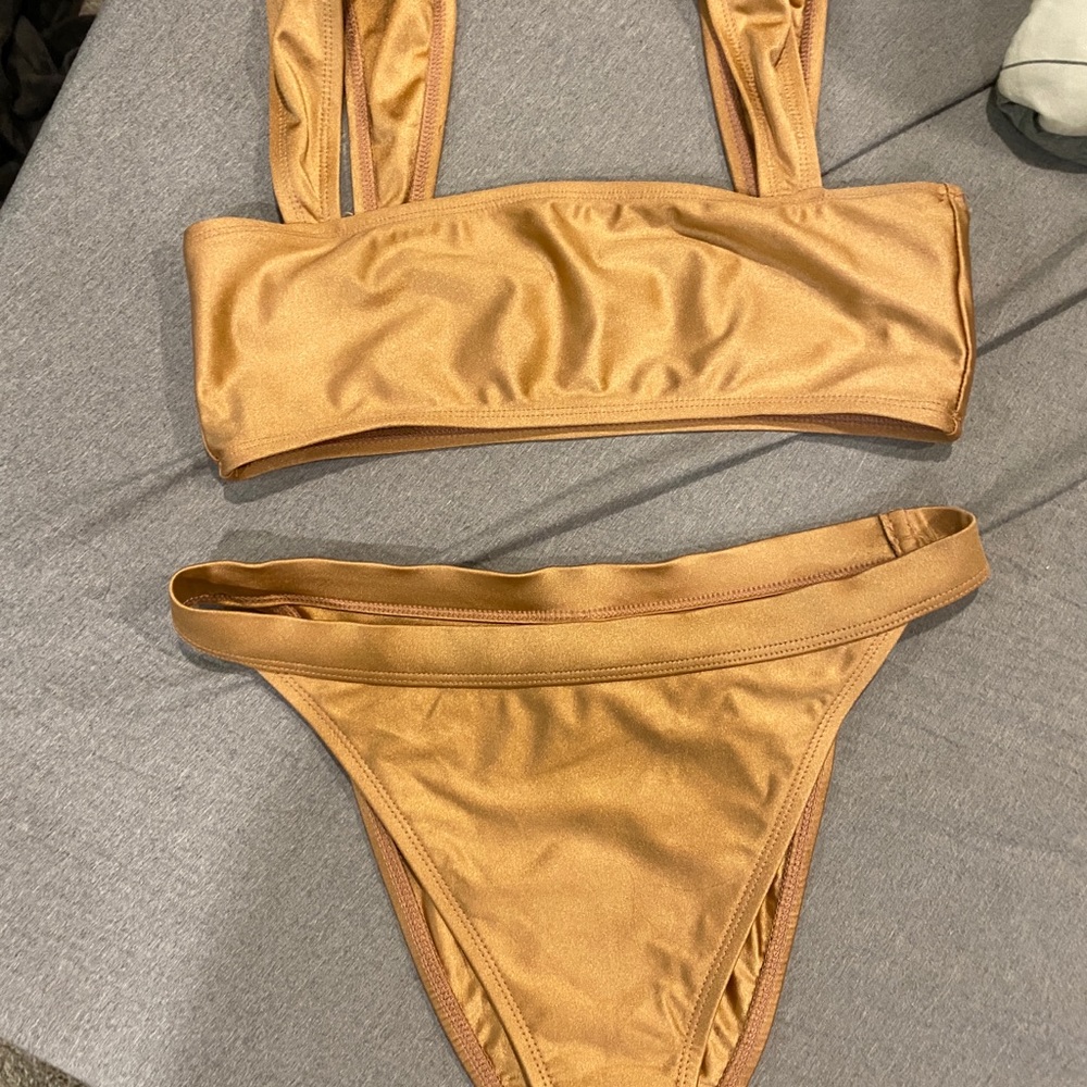 Gold bikini